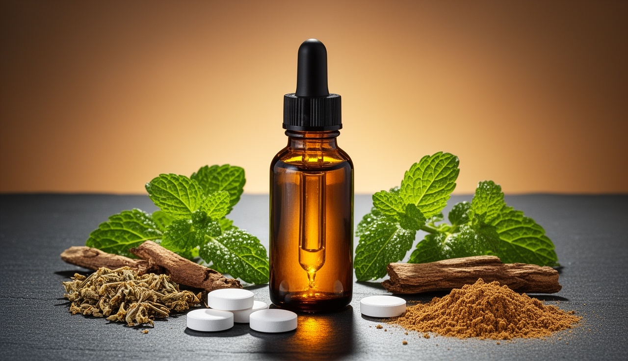Premium lemon balm tincture with complementary sleep support ingredients