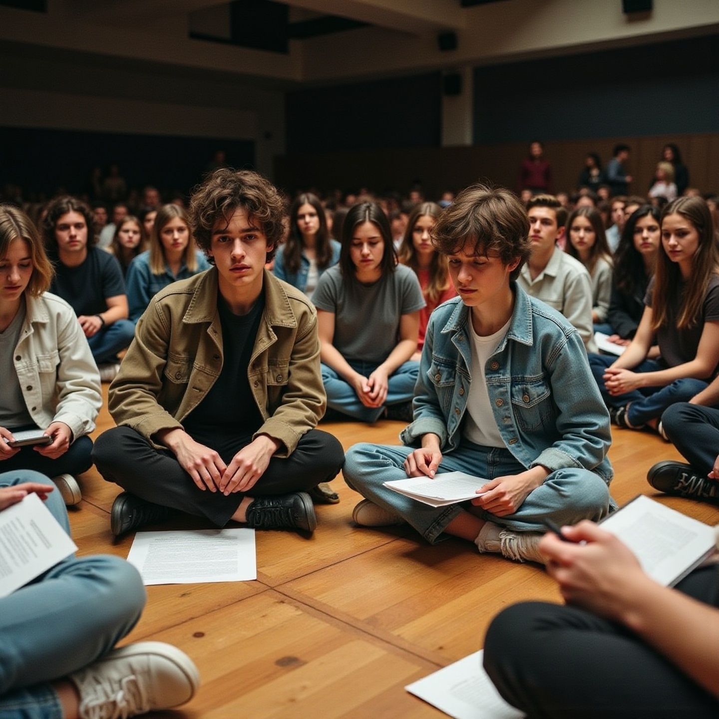 finn-wolfhard-and-millie-bobby-brown-as-theather-lxyf465raa