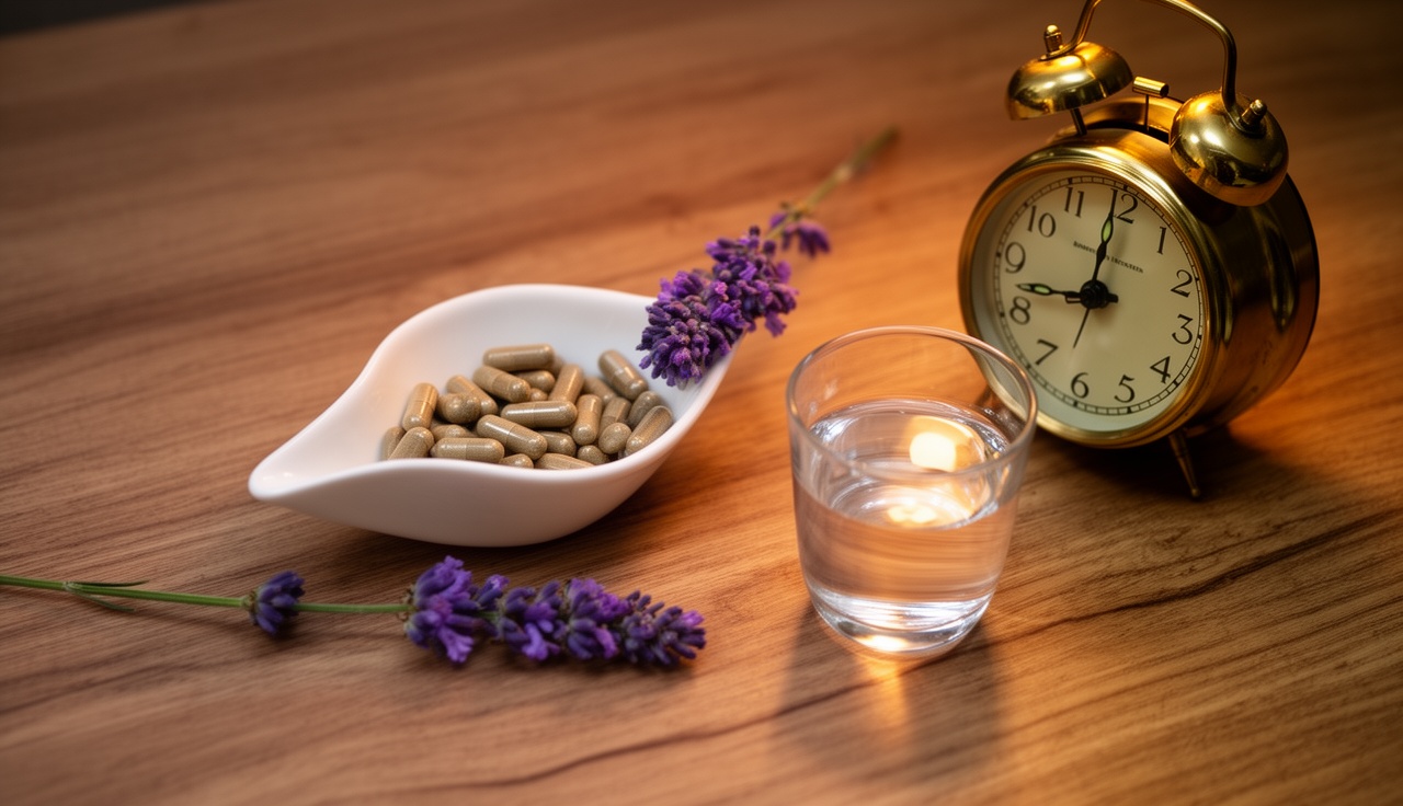 Evening supplement routine for optimal sleep preparation