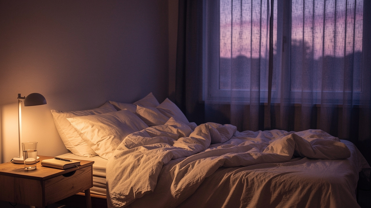 Peaceful bedroom setup for optimal sleep quality