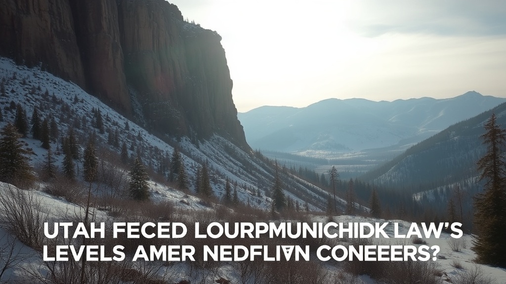 Utah Faces Record Low Snowpack Levels Amidst Winter Concerns