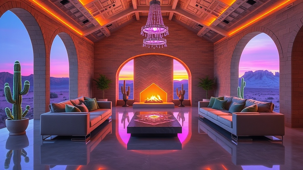 Desert Deco Cyberpunk