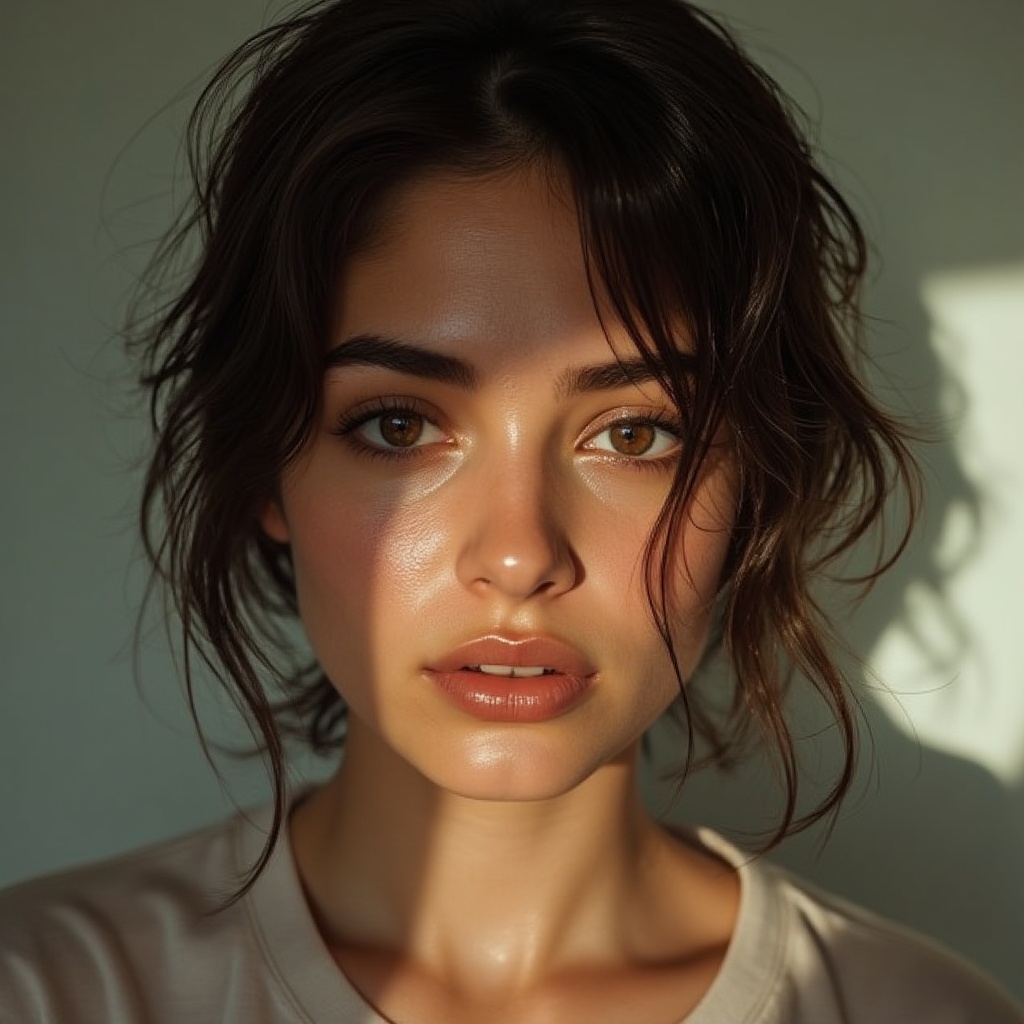 a-portrait-of-a-young-woman-with-natural-lighting-vtpy07cxyk