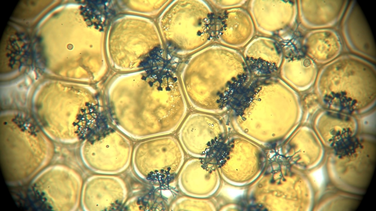 Fat cells showing metabolic activity and fat oxidation