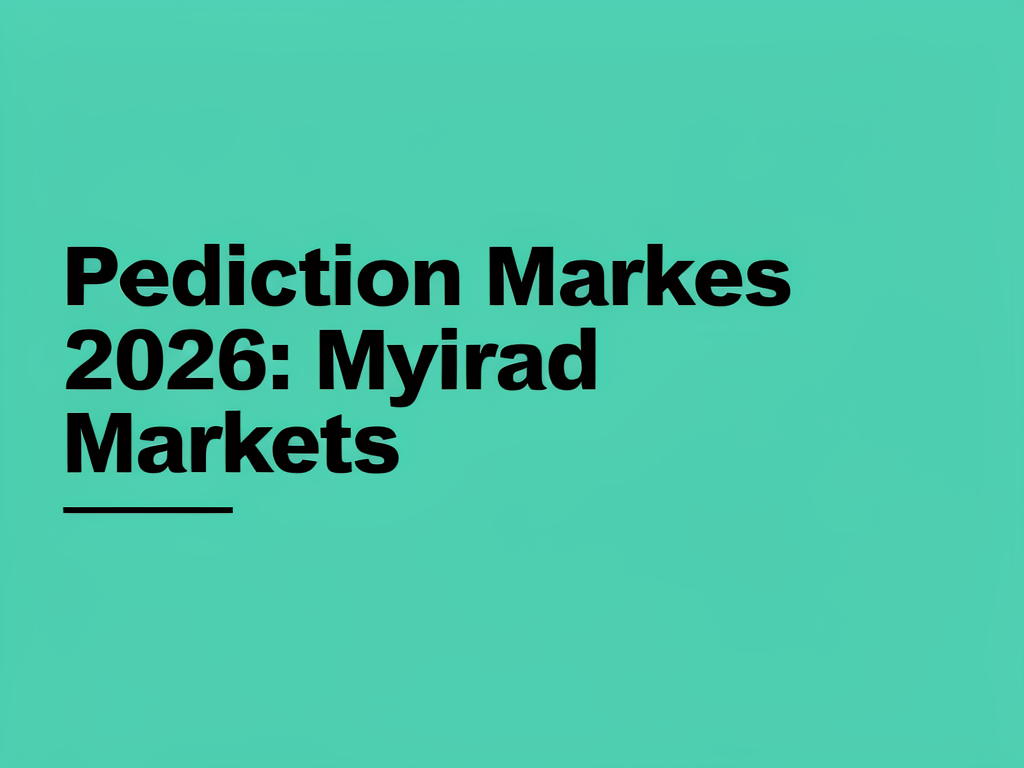 Prediction Markets 2026: Myriad Markets