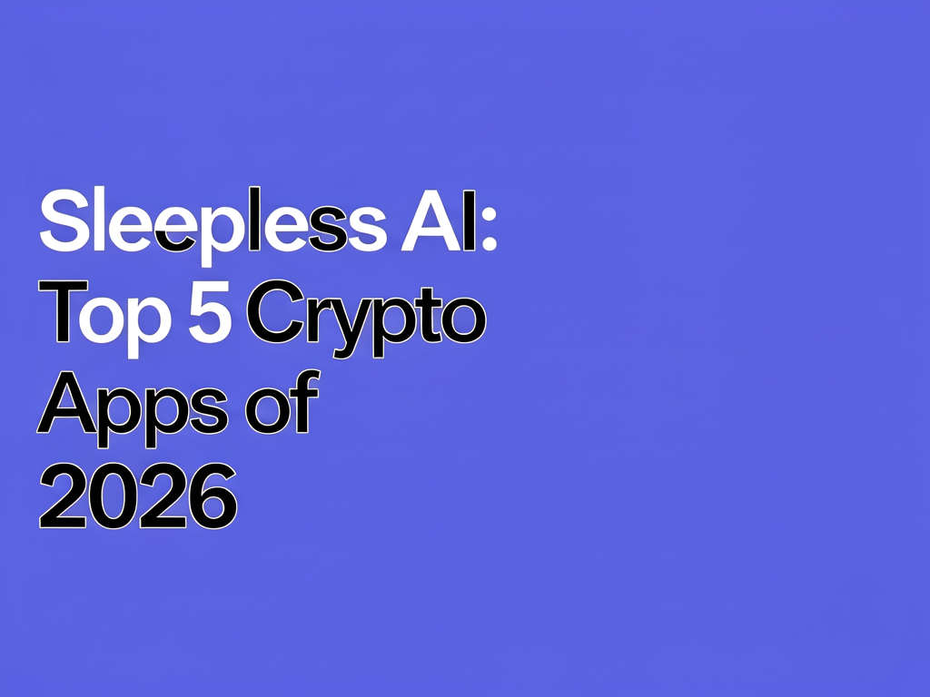 Sleepless AI: Top 5 Crypto Apps of 2026