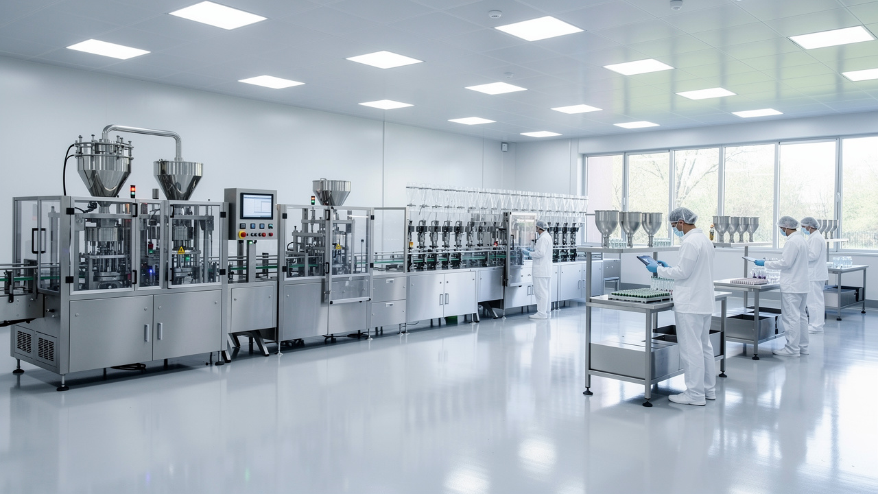 Advanced manufacturing equipment in WHO-GMP certified facility