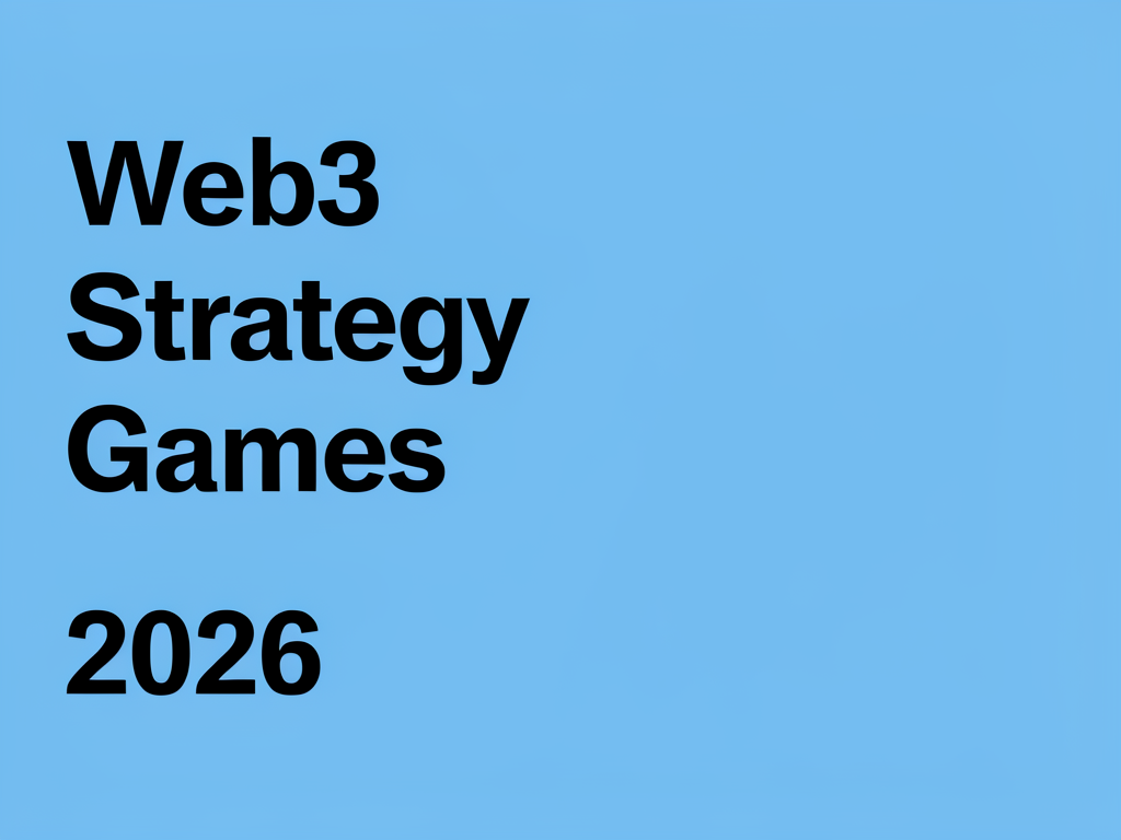 Web3 Strategy Games 2026