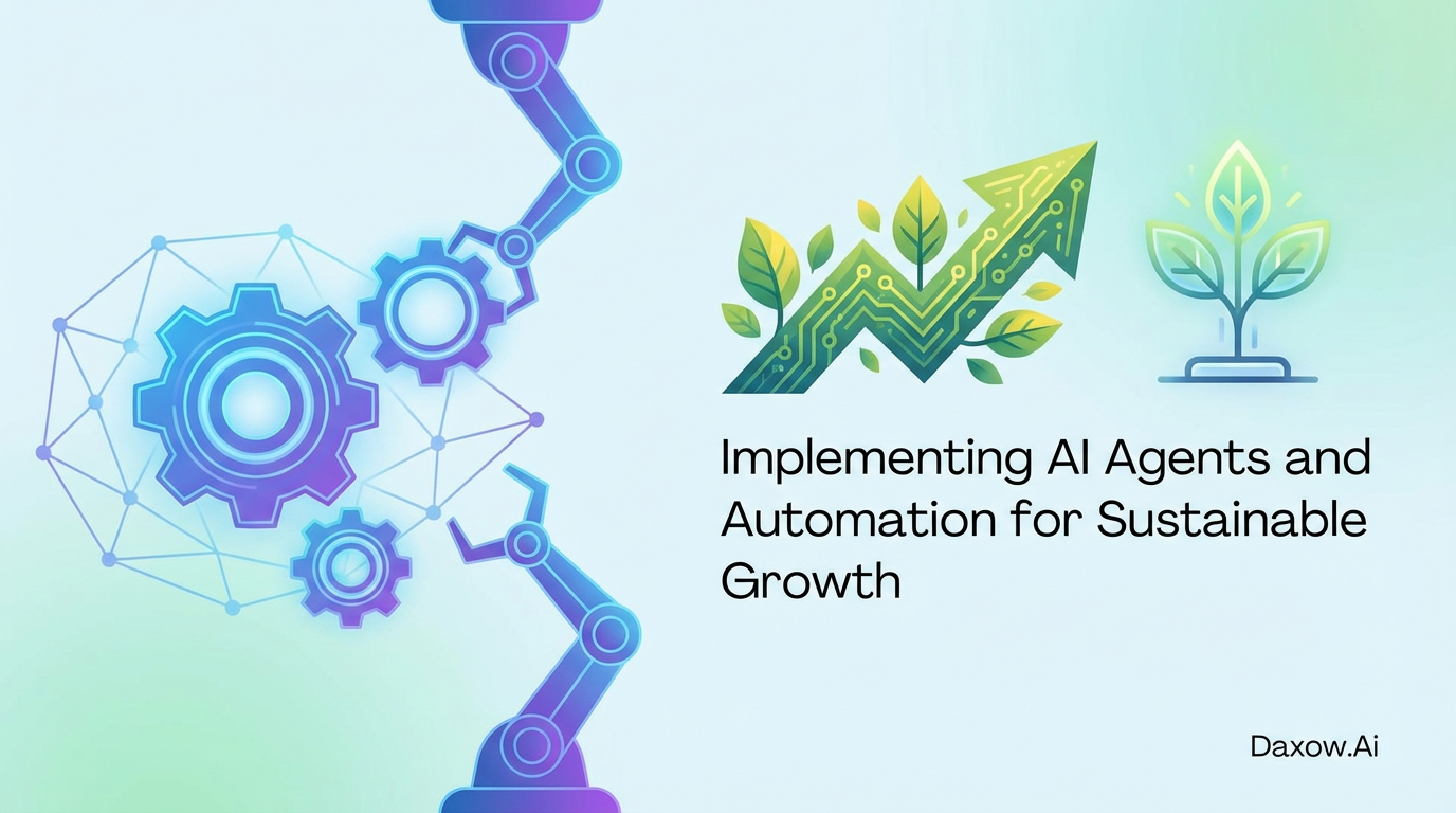 Implementing AI Agents and Automation for Sustainable Growth