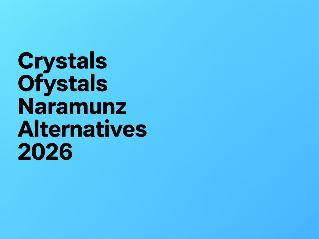 Crystals of Naramunz Alternatives 2026