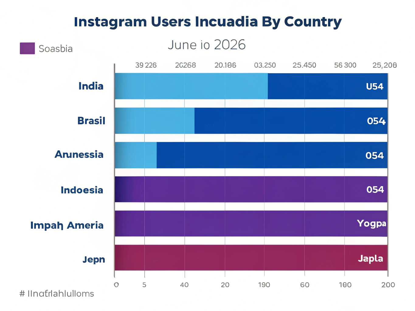 Abstract demographic data visualization with pie chart segments