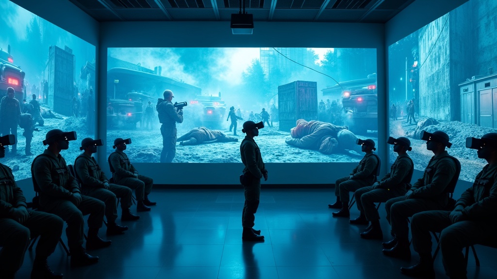 Monitorización neuronal en entrenamiento VR militar