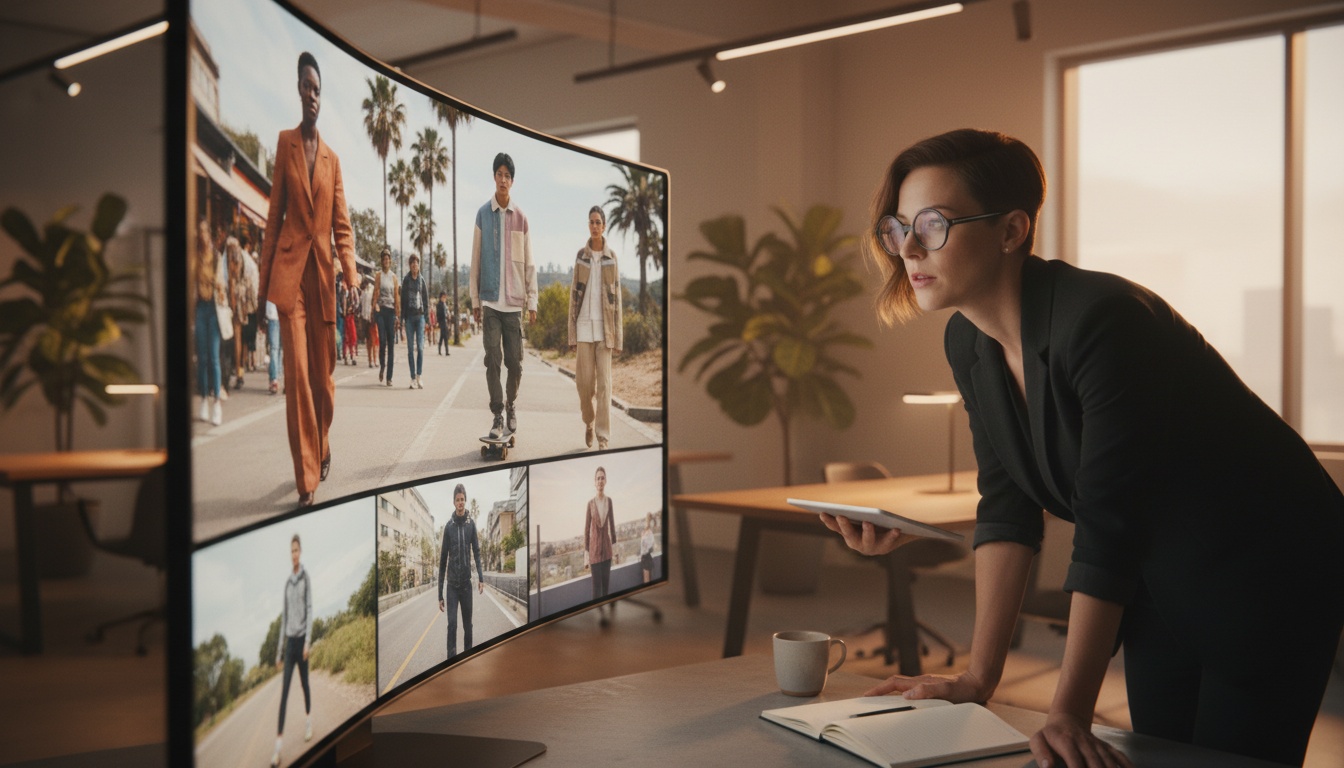 AI lifestyle video fashion content