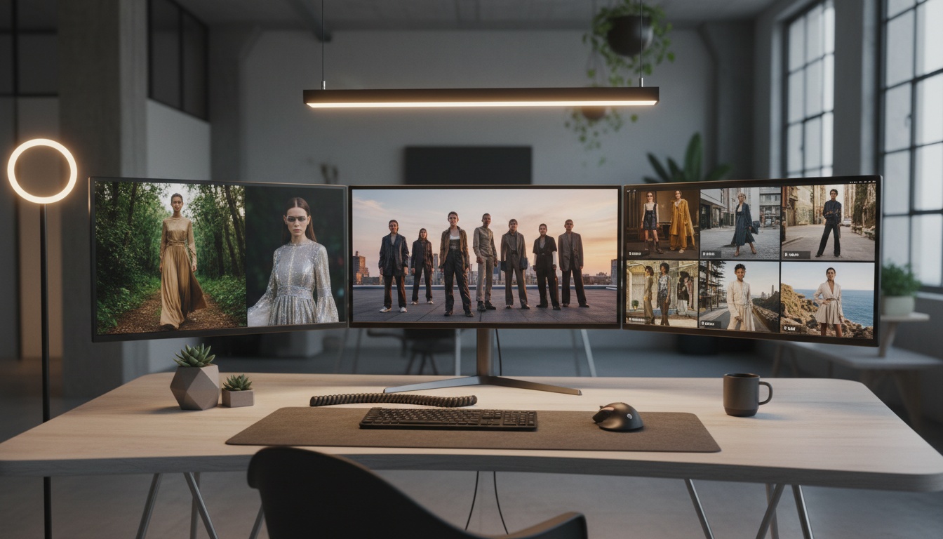 AI generated lifestyle video for fashion