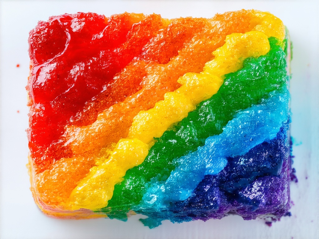 Naturally Dyed Rainbow Cookies