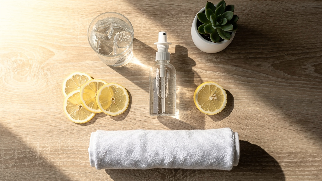 Daily wellness routine with nasal spray