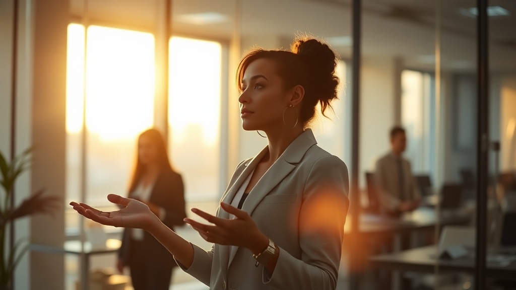 VEO3 Generated Professional Presentation Scene