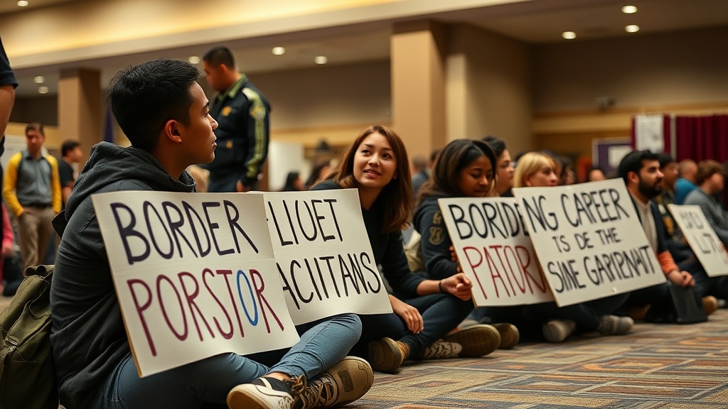 UVU Students Stage Sit-In Against Border Patrol Recruitment at Career Fair