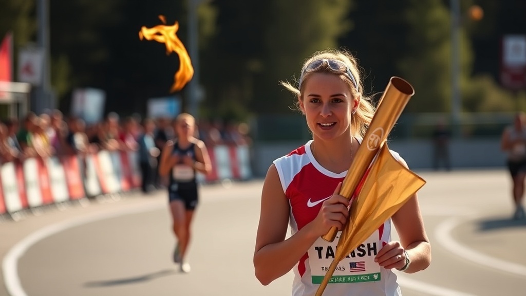 Utah's Amy Garff Carries Olympic Torch in Italy, Inspiring Future Athletes