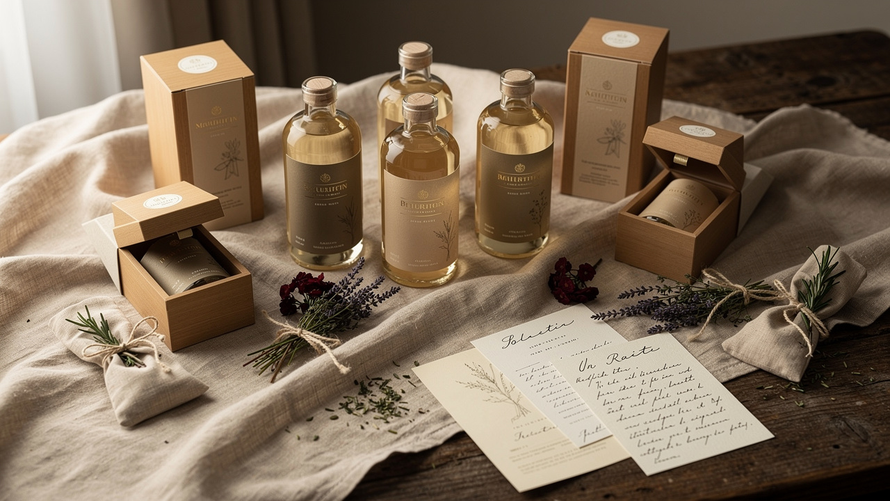 Premium Ayurvedic product branding and packaging design