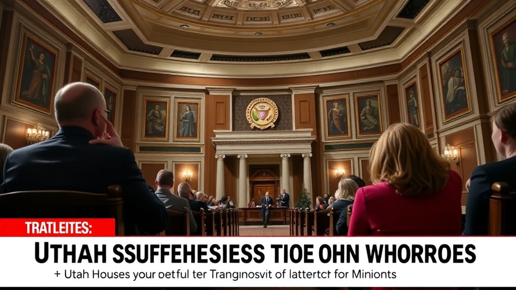 Utah House Approves Comprehensive Ban on Transgender Treatments for Minors