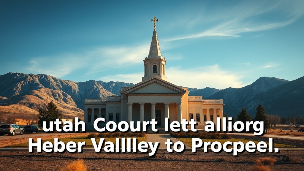 Utah Supreme Court Allows Construction of Heber Valley Temple to Proceed