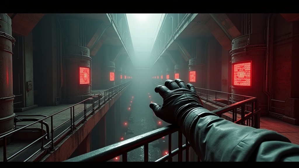 Agente Epsilon utilizando las herramientas de escaneo en Red Matter