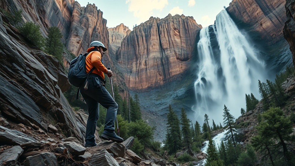 Mountaineer Fights for Life After Fall on Bridal Veil Falls Trail in Utah