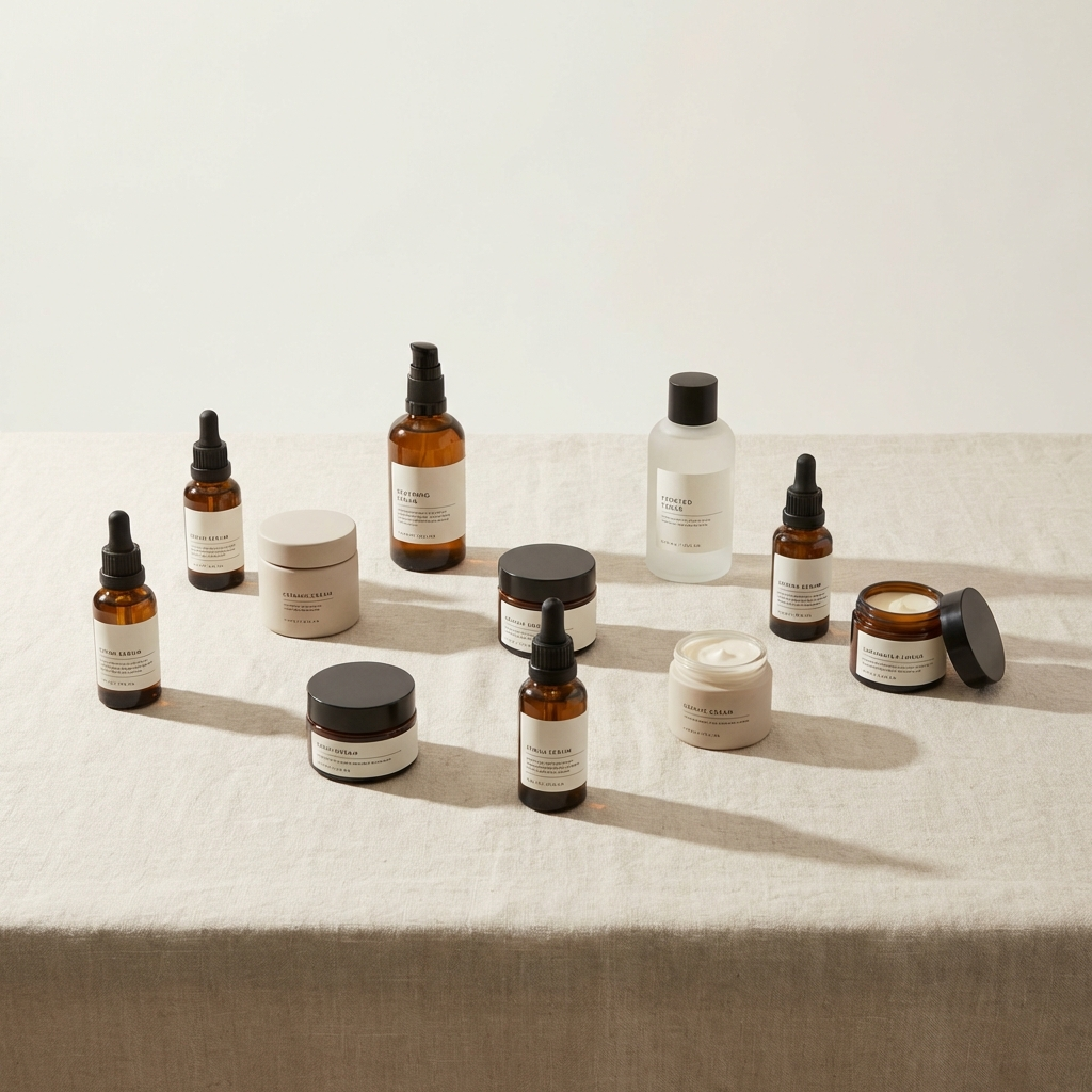 AI Generated Skincare Product Photography