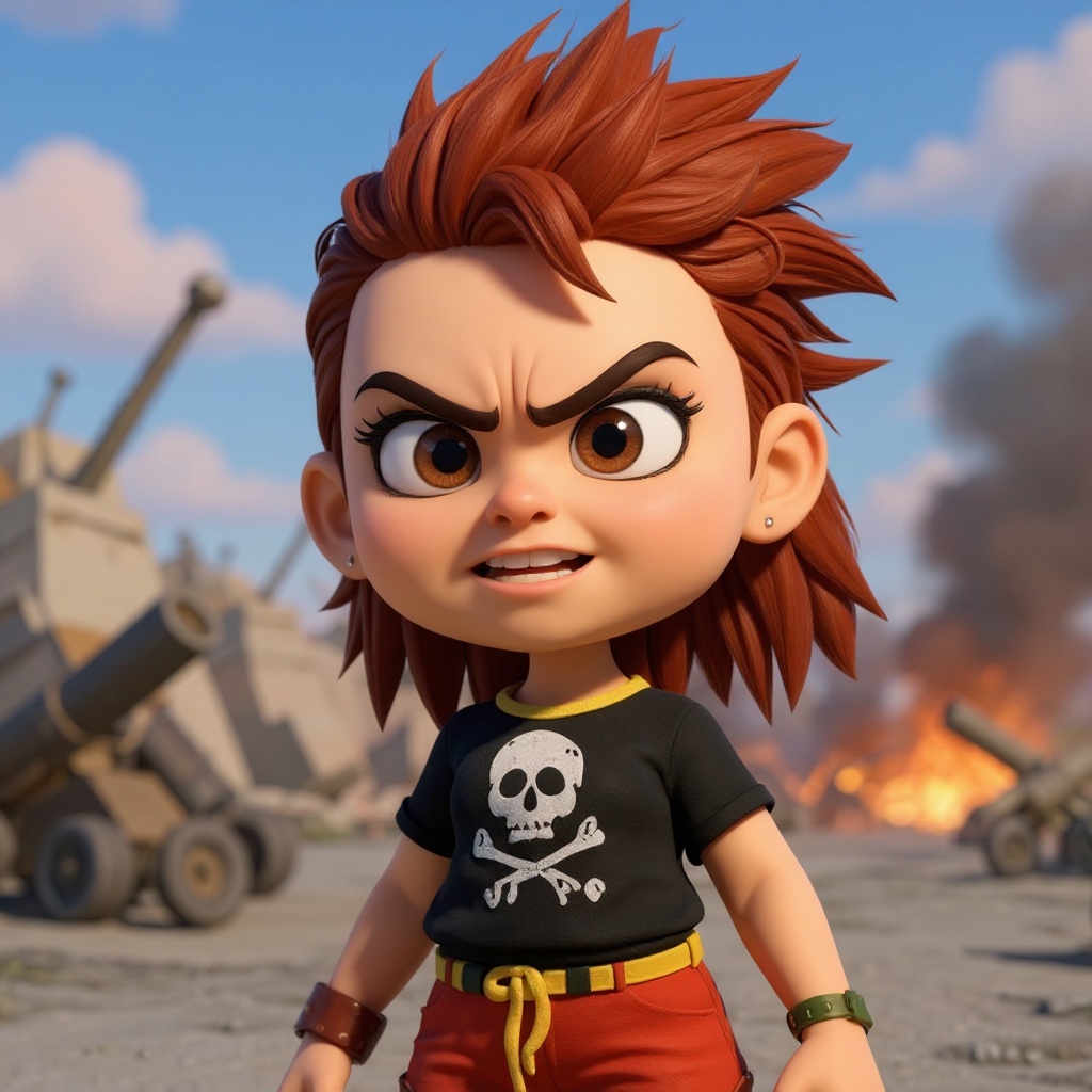 pon-a-la-chica-punk-cgi-3d-cartoon-en-la-pose-del-qpgvtombie