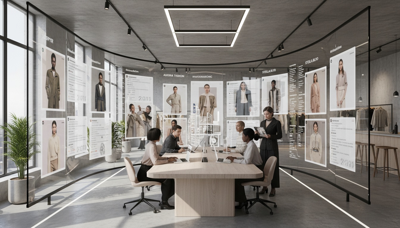 AI-generated fashion social media content