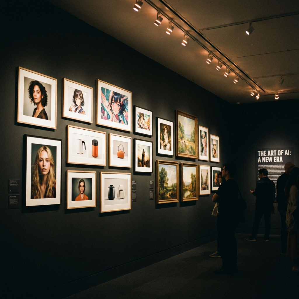 Gallery of diverse AI generated images by Nano Banana Pro