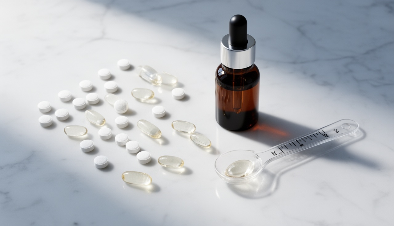 Different melatonin supplement forms and doses