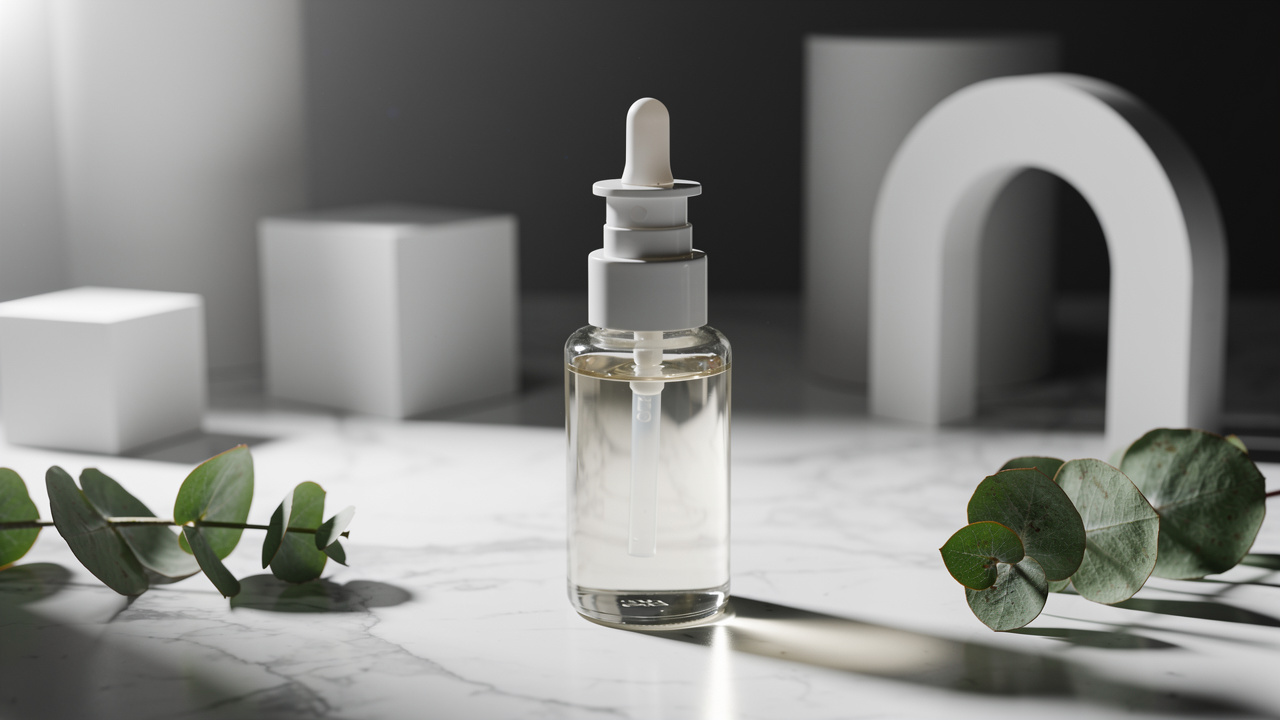 Melatonin nasal spray bottle showing intranasal delivery system