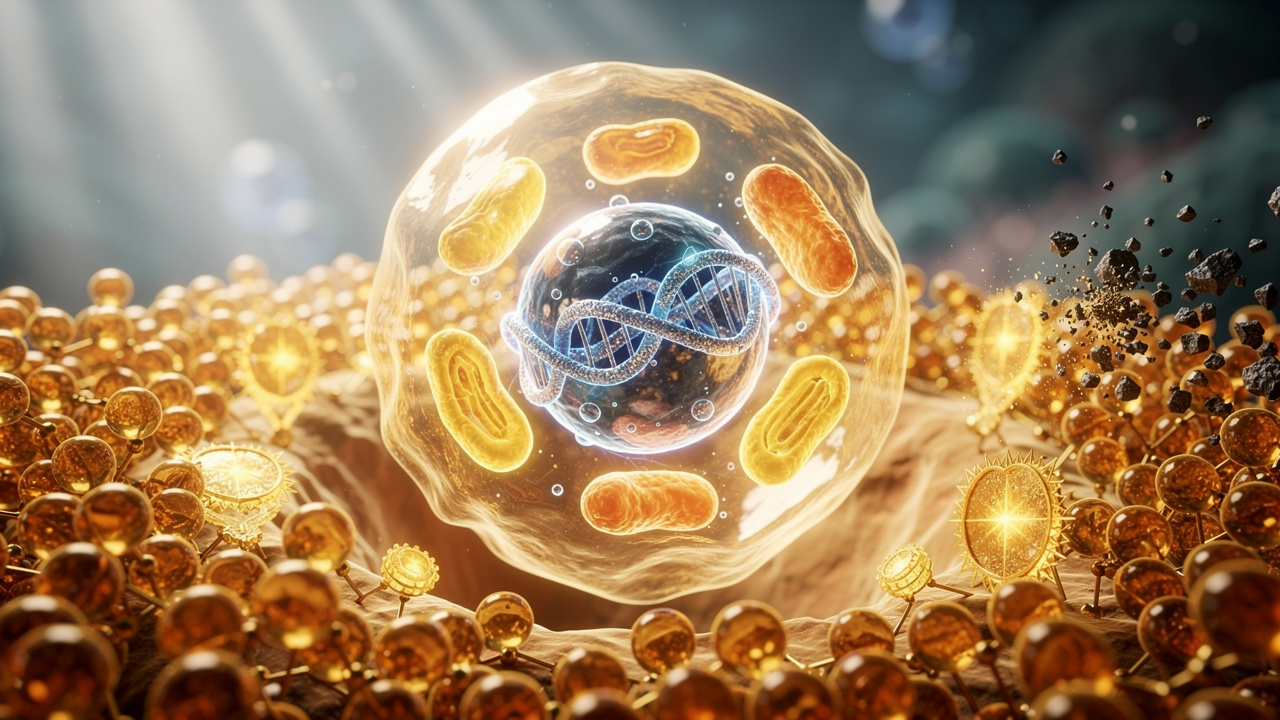 Antioxidant cellular defense and DNA protection