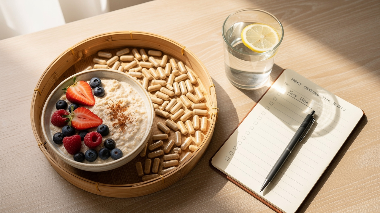 Supplements with healthy breakfast meal timing