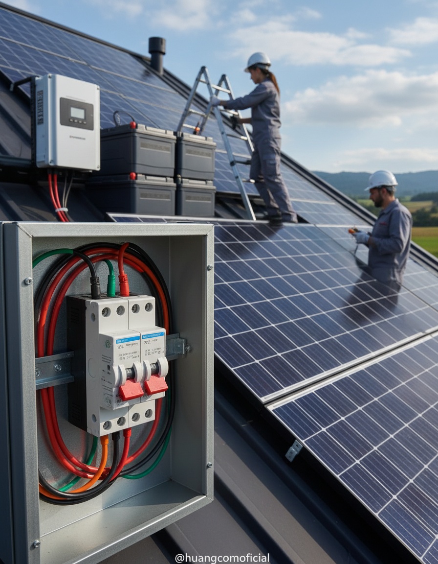 Avance en protección eléctrica: interruptor térmico bipolar para corriente continua en sistemas solares