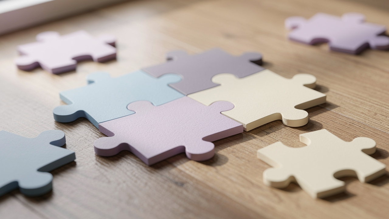 Puzzle pieces fitting together representing comprehensive sleep approach
