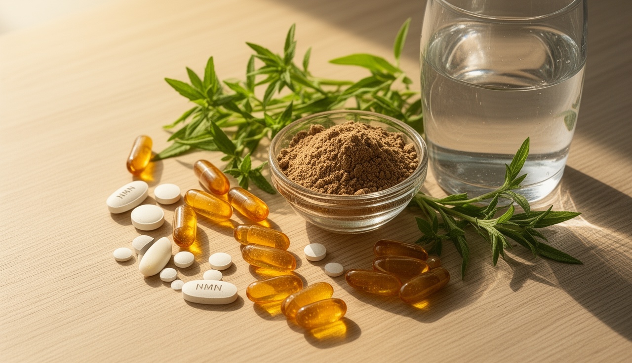 Berberine phytosome stacked with complementary supplements