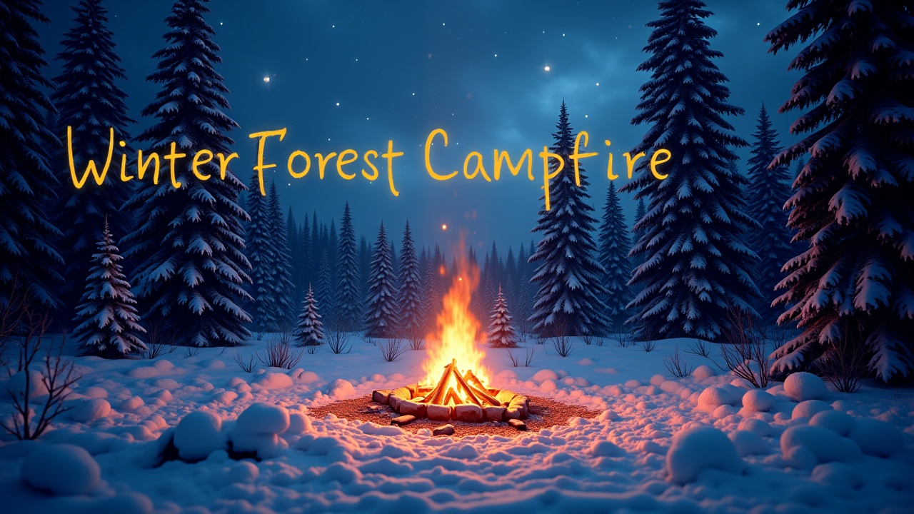 winter-forest-campfire-snowy-night-wrio20bmsz