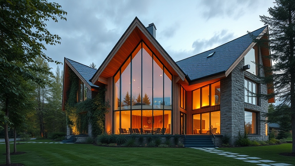 Sustainable Biophilic Scandinavian Architecture