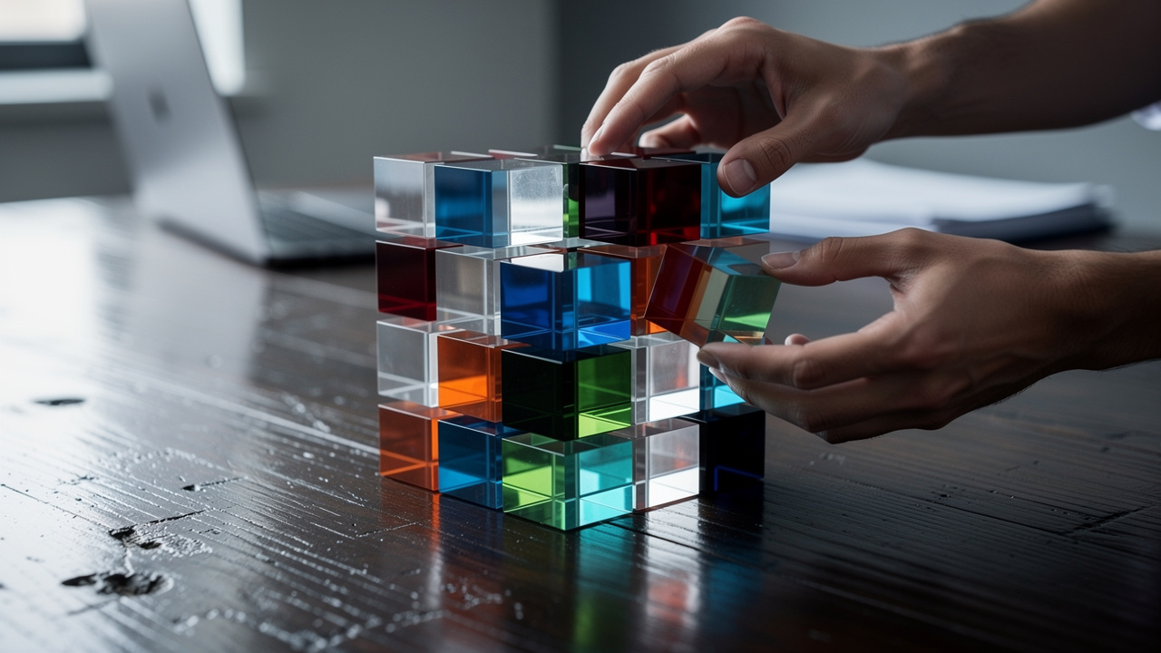 Visual representation of structured AI governance framework