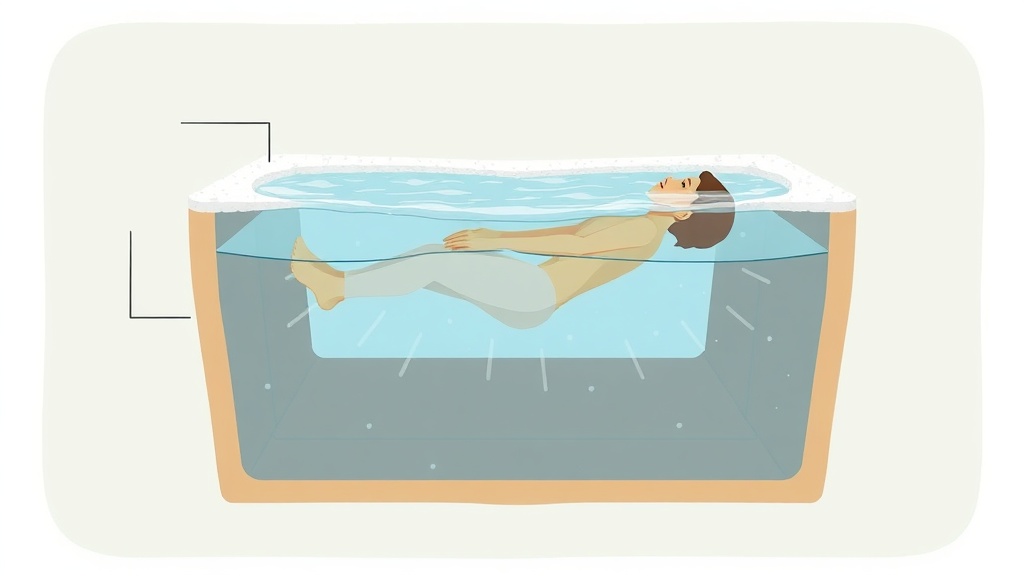 Calendar showing different float tank usage patterns and associated cost increases