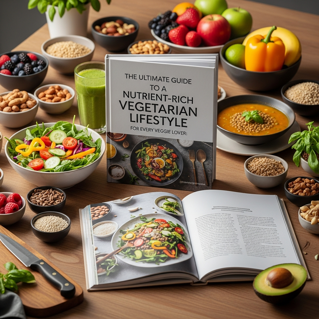 "The Ultimate Guide to a Nutrient-Rich Vegetarian Lifestyle: For Every Veggie Lover"