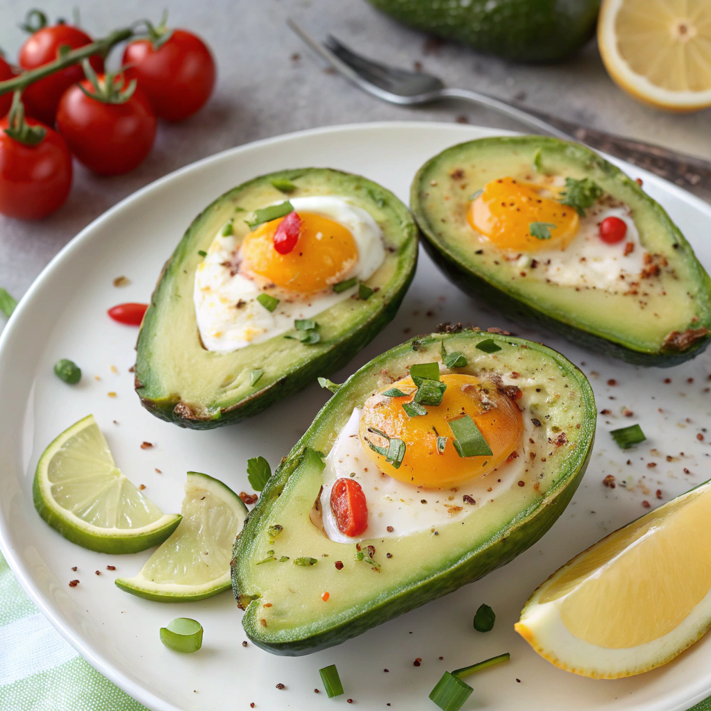 Ingredients for Avocado Egg Boats
