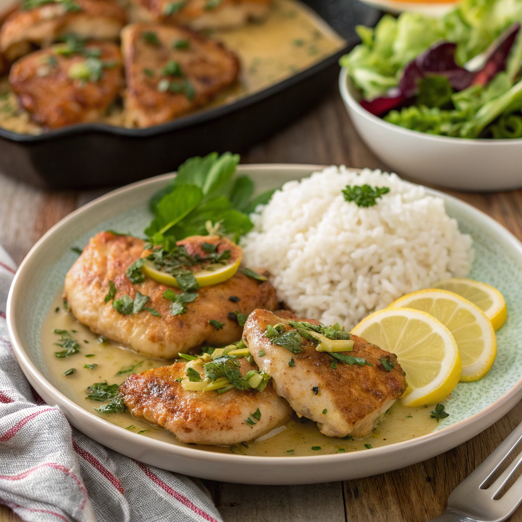 Preparation of Garlic Butter Chicken
