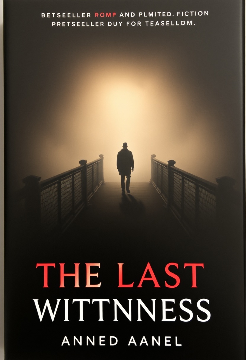 AI Generated Thriller Book Cover with Dramatic Scene