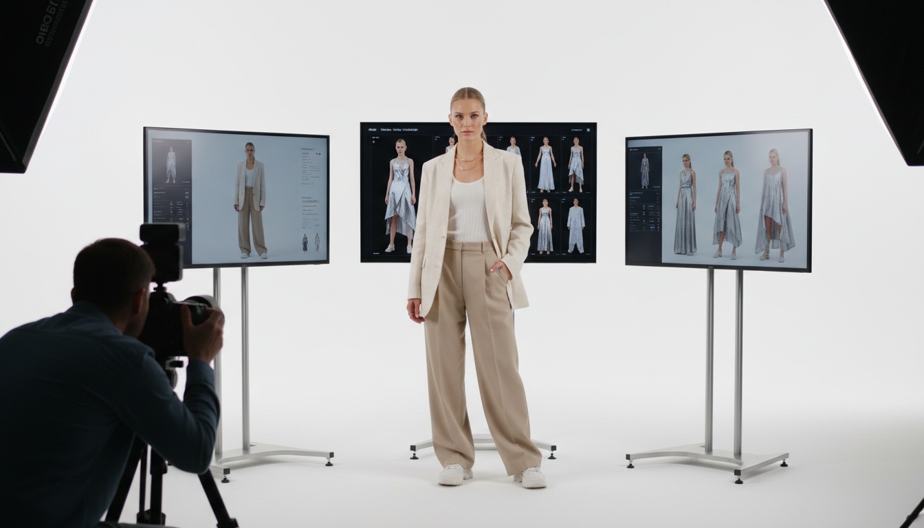 AI fashion photography example