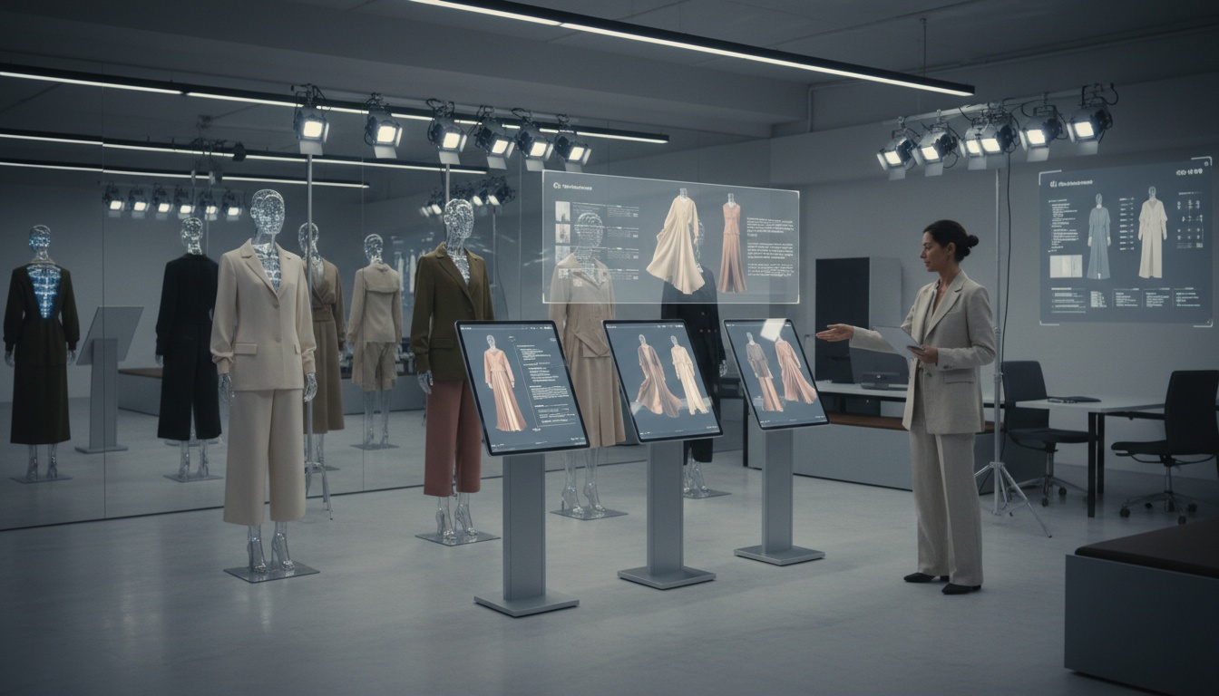 AI background editing for fashion