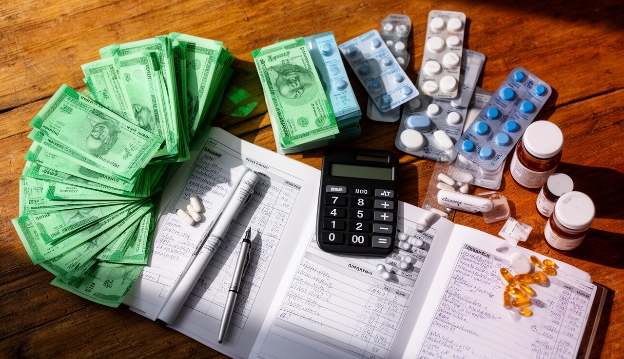 Family budget planning with medicine expenses